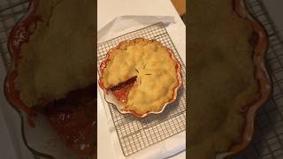 Homemade Strawberry Rhubarb Pie baking pie homemade [upl. by Moitoso]