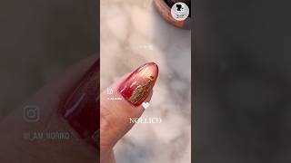 【how to use peel off gel series  ペロリン】 nollico nailart nailtutorial マグネットネイル magneticnails [upl. by Lorelle753]