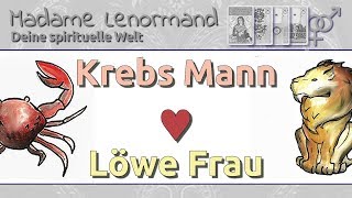 Krebs Mann amp Löwe Frau Liebe und Partnerschaft [upl. by Langill]