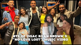 BTS of ISSAC RYAN BROWNS quotNo Love Lostquot Music Video [upl. by Acinoreb748]