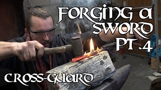 Forging a sword  part four linishing and quillons [upl. by Philan]