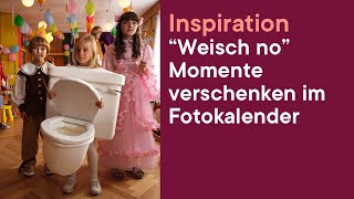 ifolor Inspiration  quotWeisch noquot Momente verschenken im Fotokalender [upl. by Skantze625]