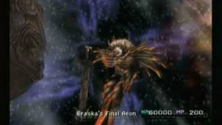 Final Fantasy X Braskas Final Aeon vs Sin [upl. by Nya]