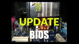 สอนวิธี update bios ให้กับเมนบอร์ด gigabyte โดยใช้ qflash [upl. by Noira]