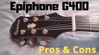 Epiphone SG G400 Standard Guitar Review  Pros and Cons [upl. by Anyd303]