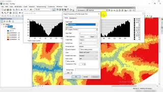 🔴 ArcGis  Générer le Profil Topographique à partir dun MNTSRTM dans ArcMap [upl. by Winifred]