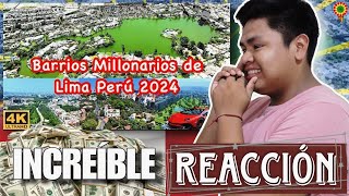 BOLIVIANO🇧🇴 REACCIONA A TOP lugares y barrios mas RICOS y PITUCOS de LIMA PERÚ 2024🇵🇪 ASOMBROSO 😱 [upl. by Ethelbert901]