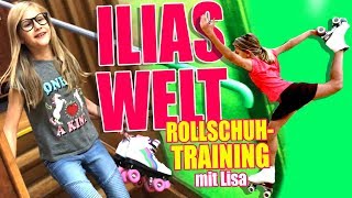 Ilias Welt  Rollschuhtraining mit Lisa [upl. by Slemmer]