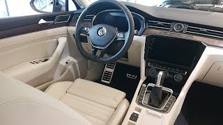 VW Passat All Track 2018 4 Motion Amazing White Leather Interior [upl. by Roskes]