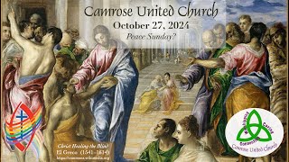 Camrose United Church Worship for October 27 2024 [upl. by Ylliw]