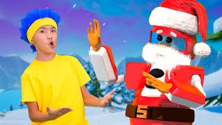 Robot Santas Christmas Gifts With Mini DB  D Billions Kids Songs [upl. by Cailly]