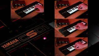 YAMAHA CS01 Demo  Making a Track Using Only Yamahas Entrylevel Synthesizer from 1982 [upl. by Ashlie]