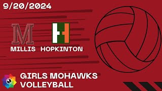 Girls Varsity Volleyball vs Hopkinton Hillers 9202024 [upl. by Sigler]