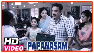 Papanasam Tamil Movie  Scenes  Police interogating the witnesses  Kamal Haasan [upl. by Nidnerb]