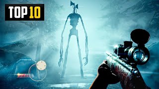 Top 10 Best Offline HORROR Games for Android  2024 HD Graphics [upl. by Subocaj]