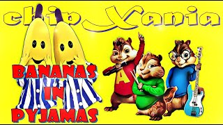 Bananas in pyjamas with lyrics Chipmunks Version [upl. by Anjanette]