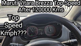 Maruti Suzuki Vitara Brezza Diesel Top Speed Test After 120000 kms [upl. by Owain]