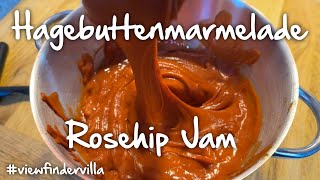 Rezept selbstgemachte Hagebuttenmarmelade  Recipe homemade Rosehip Jam [upl. by Enirehtahc]