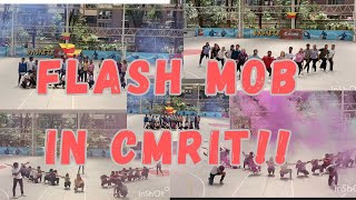 flash mob day in cmritsuper dance performance by students cmrit kannadasongs cmritvolgs [upl. by Ynohtona]