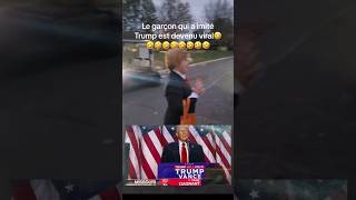 Ce jeune a imité Trump 🤗😂 abonnetoi [upl. by Metzgar877]