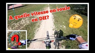 A quelle vitesse on roule en DH  Downhill  GoPro Télémetrie 2  Métabief [upl. by Regine]