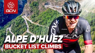 The Most ICONIC Tour De France Climb  Alpe DHuez [upl. by Gonyea]