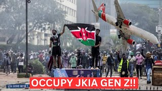 LIVE HAPPENING NOW STORMING JKIA GEN Z MASS DEMOS KICKS OF IN NAIROBI [upl. by Teirrah]