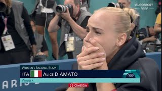 IMPRESA LEGGENDARIA ORO 🏅 Alice DAmato BRONZO Manila Esposito 5 Simone BilesOlimpiadi Parigi 2024 [upl. by Pournaras797]