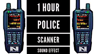 1 Hour Police Radio Chatter Sound Effect  Walkie Talkie Scanner Sounds  Royalty Free [upl. by Inesita]