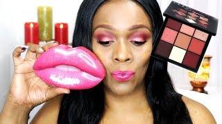 Huda Beauty Makeup Tutorial Trophy Wife amp Mauve Obsessions [upl. by Bunni]