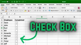 How to get Check Mark in Excel [upl. by Aidil]