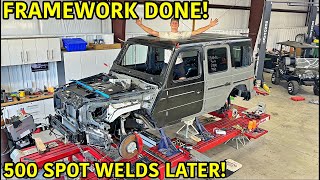 Rebuilding A Wrecked 2022 Mercedes G63 G Wagon PART 7 [upl. by Sammons]