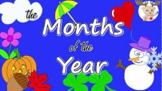 The Months of the Year Song [upl. by Enaira265]