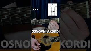 Osnovni akordi na GITARI shorts guitar gitara guitarchords lekcijezagitaru akordizagitaru [upl. by Australia]