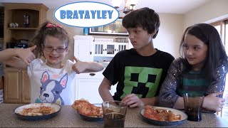 Pizza Challenge with Bratayley WK 224 [upl. by Toole]