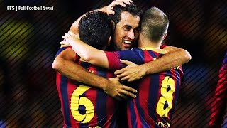 This is why Xavi Iniesta amp Busquets are the Best Midfield Trio Ever  La Masias Finest [upl. by Snebur]