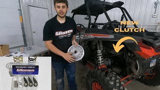 Gilomen Clutch Kit  Unbox Install Review  2022 Polaris Rzr xp 1000 [upl. by Erdnaed601]