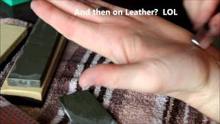 Straight Razor Honing  Coticule amp Thuringian Part 2 of 2 [upl. by Emera]