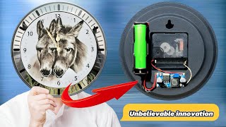 Power Your Wall Clock Without Batteries AAA Unbelievable Innovation [upl. by Crystie55]