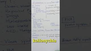 koilonychia causes stages plummerVinson syndrome [upl. by Puglia]