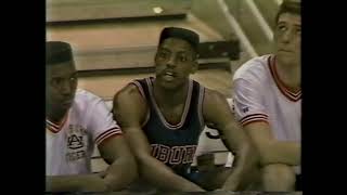 1990 SEC Basketball Tournament SemiFinal Auburn vs Alabama 3101990 from Orlando FL [upl. by Paapanen220]