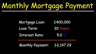 How To Calculate Your Mortgage Payment [upl. by Leander154]