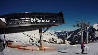 Rauris  Hochalmbahnen Piste 9 WaldalmKreuzboden [upl. by Cade]