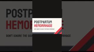 Postpartum hemorrhage nursing medicalentranceexam obg nursingeducation youtubeshorts shorts [upl. by Nylidnam913]