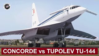 Competencia Mortal Entre Aviones Supersónicos  Concorde vs Tupolev 144 Show Aéreo de París 1973 [upl. by Goulden]