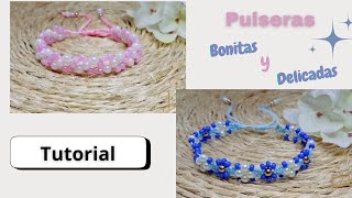 DIY Pulsera Bonitas y Delicadas Fast Mode [upl. by Hsatan]