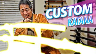 How to Order Your Ideal CUSTOM KATANA  And This is What Mine Looks Like [upl. by Leva]