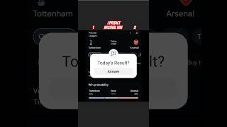 Arsenal Vs Tottenham Premier League 15th September 2024 Predict The Result [upl. by Eimilb]