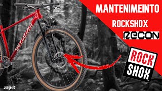 MANTENIMIENTO a horquilla ROCKSHOX RECONJUDY [upl. by Azilanna]