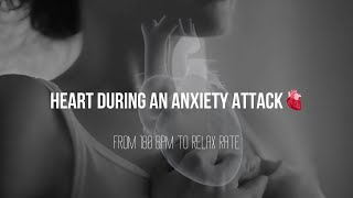 Palpitations of the heart when anxious and then calmed down🫀  From 180 bpm to 60bpm [upl. by Boynton699]